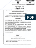 Decreto 0351 de 2014