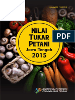 Nilai Tukar Petani Jawa Tengah 2015