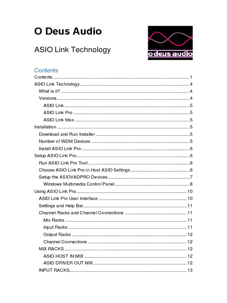Asio link technology pdf pdf installation computer programs