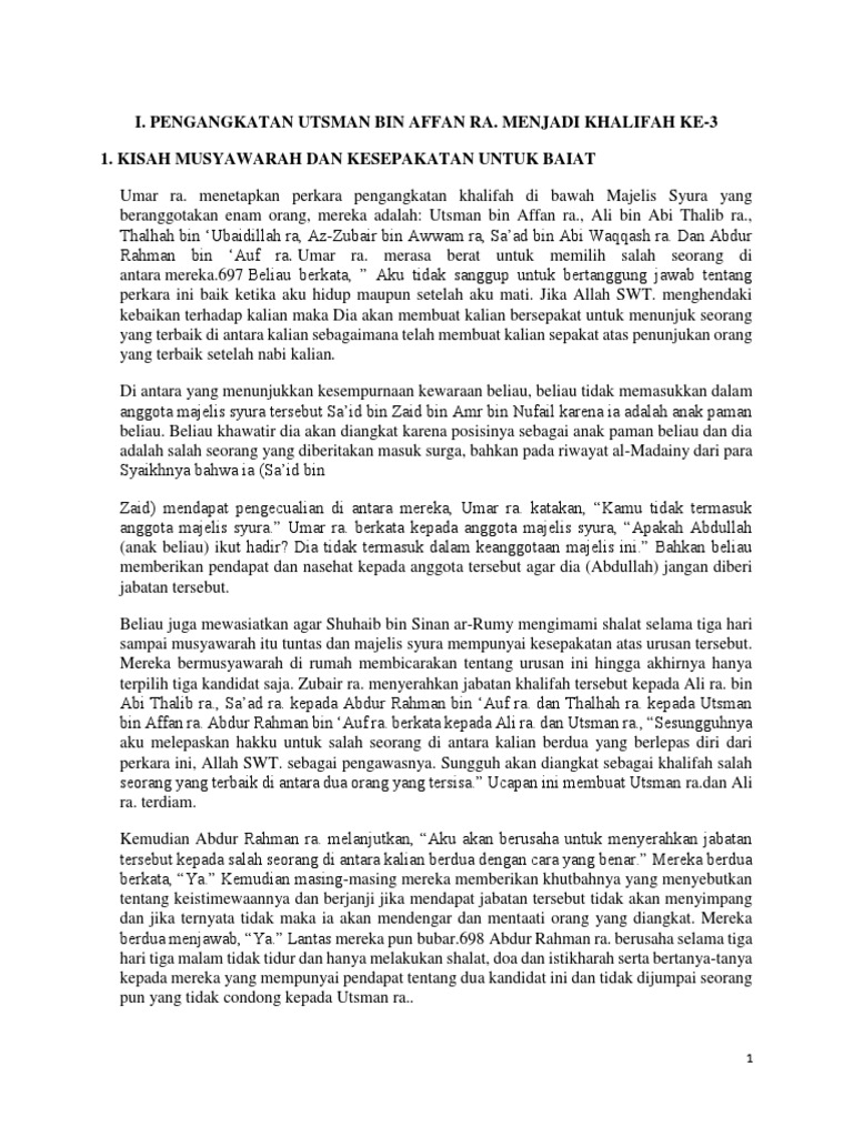 Wiranto Dan Sejarah Pembunuhan Para Khalifah