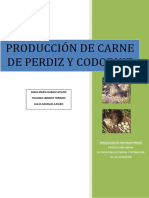 Produccion de Carne de Perdiz y Codorniz PDF