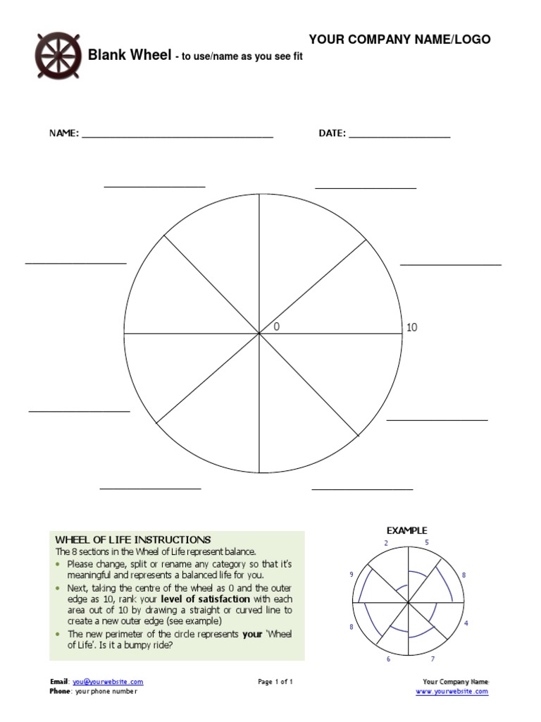 Wheel of Life Satisfaction Guide | PDF