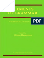 [Liliane Haegeman] Elements of Grammar Handbook (B-ok.org)