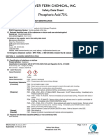 Material Safety Data Sheet Phosphoric Acid - Phosphoric Acid 75%