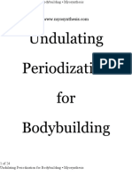 Undulating Periodization For Bodybuilding PDF