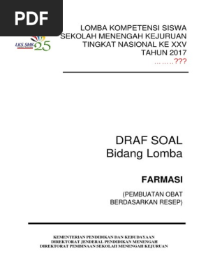 03 Draf Soal Lks Farmasi 2017 Rev