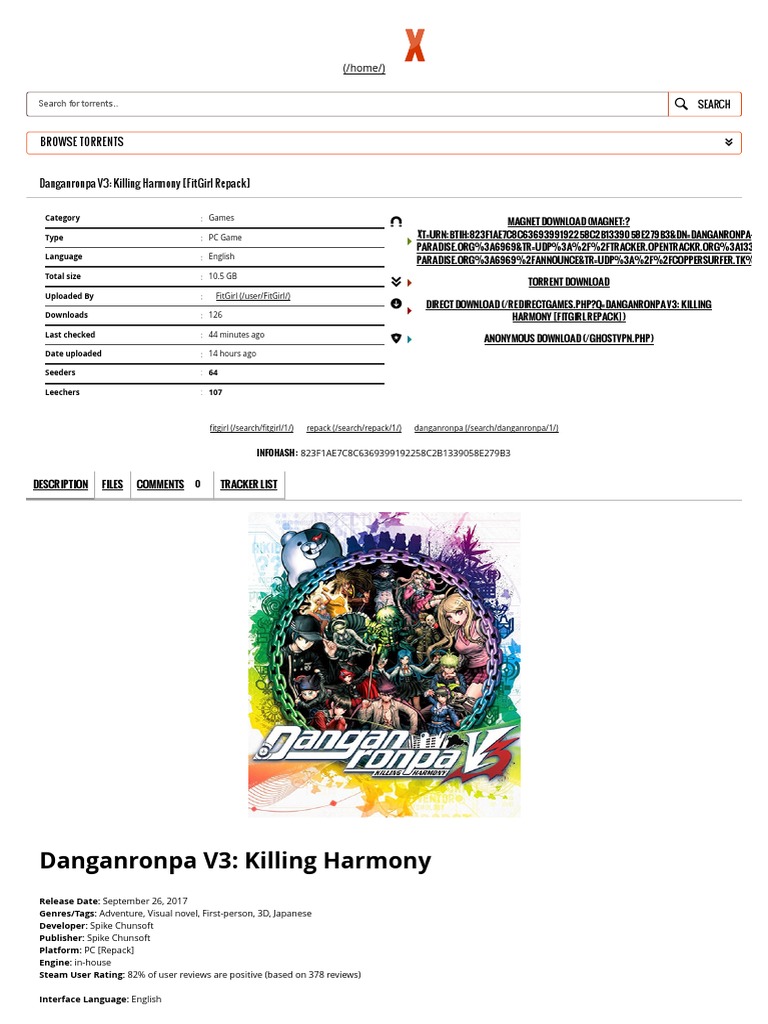 Danganronpa V3 Ost Download Torrent Engsit S Diary