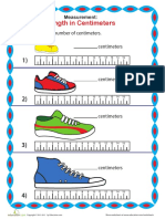 Measure Sneaker Centimeters