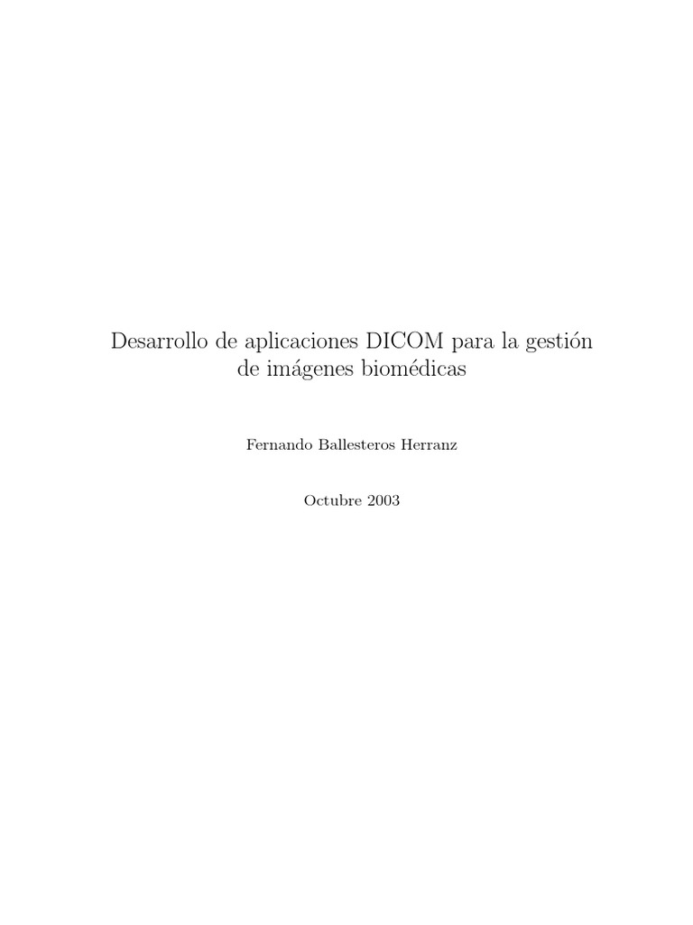 Aplicaciones DICOM para imágenes médicas | PDF | Informática