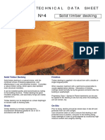 Technical Data Sheet Solid Timber Decking
