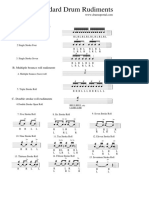 Cynic Drums Rudiments PDF