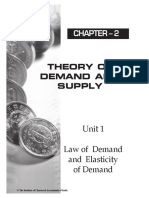 Theory of Demand and Supply