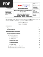 Process Equipment Design Guidelines Chapter Ten Pressure Relief Valve Selection and Sizing (Engineering Design Guidelines)