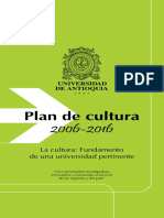 Plan_cultura Udea 2006 - 2016