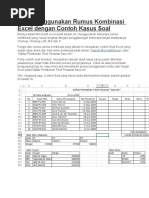 Download Cara Menggunakan Rumus Kombinasi Excel Dengan Contoh Kasus Soal by rahmat SN360238191 doc pdf