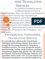 Vietnamese Translation Services