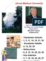 Kharkov National Medical University: Head of Microbiology, Virology and Immunology Department