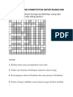 Teka Teki Silang Konektivitas Antar Ruang Dan Waktu