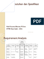 Analisa Kebutuhan Dan Spesifikasi Software - Lecture 6