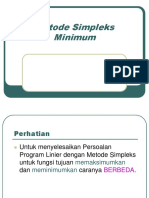 Modul OR - Simpleks Minimum PDF