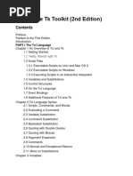 TCL and The TK Toolkit 2nd Edition CONTENTS