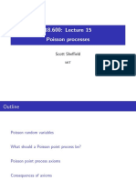 Poisson Processes: Scott Sheffield