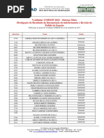 2018 Vestibular Unifesp Sistema Misto Resultado Recurso e Revisao