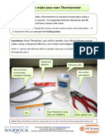 How to DIY thermometer