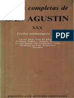 AGUSTÍN DE HIPONA - Obras completas, XXX. Escritos antimaniqueos (1.º) (BAC, Madrid, 1986).pdf