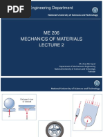 ME 206 Mechanics of Materials: Mechatronics Engineering Department