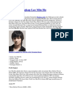 Biodata Lengkap Lee Min Ho