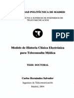 Modelo de Historia Clínica Electrónica para Teleconsulta Médica