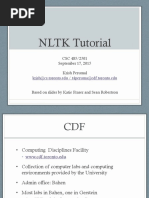 NLTK Tutorial