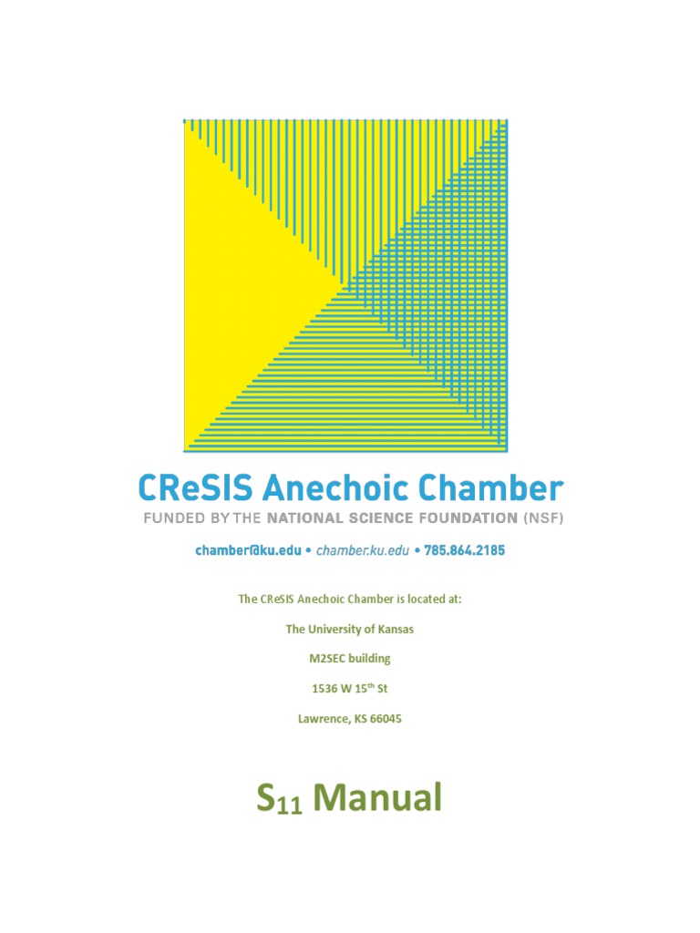 Anechoic Chamber S11 Manual PDF Calibration Electronic Engineering