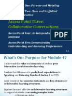 Access Point Three:: Collaborative Conversations