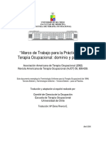 MarcoTrabajoAOTA Traducci N Escuela de TO 2006 PDF