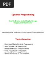 Dynamic Programming: Ananth Grama, Anshul Gupta, George Karypis, and Vipin Kumar