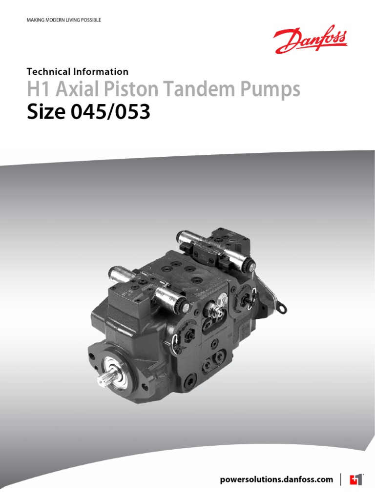H1 Axial Piston Tandem Pumps Size 045/053
