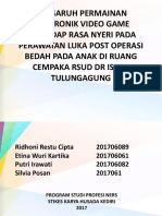 Pengaruh Permainan Elektronik Video Game Terhadap Rasa Nyeri.......