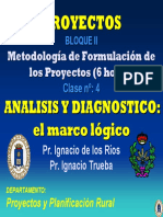 Analisis y Diagnostico. Marco Logico