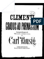 (Spartito Metodo Pianoforte) Clementi - Gradus Ad Parnassum (Tausig) PDF
