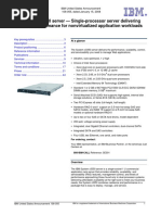 IBM System x3350 Server - Single-Processor Server Delivering Optimized Performance For Nonvirtualized Application Workloads