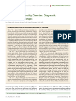 Narcissistic Personality Disorder: Diagnostic and Clinical Challenges