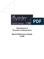 Dominions 4 Thrones of Ascension Quick Reference Guide v4.00