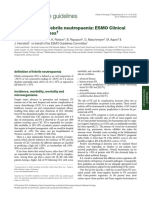 Febrile Neutropenia Esmo PDF