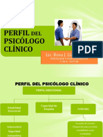 Perfil psicólogo clínico menos de