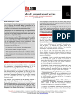 El Poder Del Pensamiento Estratégico: Asegure Mercados, No Deje Entrar A Los Competidores