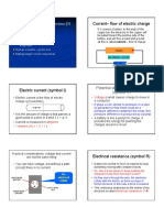 Current - Flow of Electric Charge: L 26 Electricity and Magnetism
