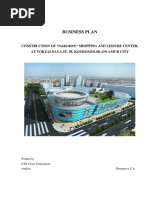 Business Plan: Construction of "Narodny" Shopping and Leisure Center, at Vokzalnaya St. 58, Komsomolsk-On-Amur City