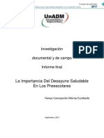 Investigación Documental y de Campo Informe Final